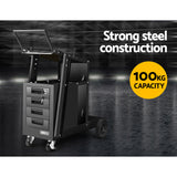 Giantz Welding Trolley Cart 4 Drawer MIG TIG ARC Welder Plasma Cutter - Side View