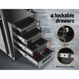 Giantz Welding Trolley Cart 4 Drawer MIG TIG ARC Welder Plasma Cutter - Rear View