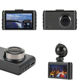 3 Ips Screen Hd Driving Recorder With Wifi And Ts Stream - Front View