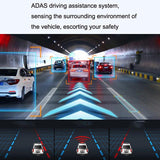 3 Ips Screen Hd Driving Recorder With Wifi And Ts Stream - 45-Degree Angle