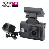 Hd Dual Recording Car Driving Recorder With Wifi & Gps Function - M200 - Low Angle