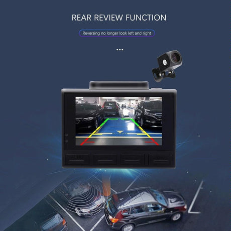 Hd Dual Recording Car Driving Recorder With Wifi & Gps Function - M200-1915197600236179459