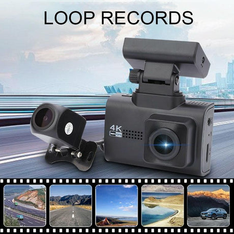 Hd Dual Recording Car Driving Recorder With Wifi & Gps Function - M200-1915197600236179462