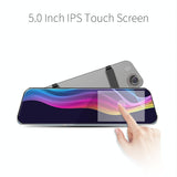 Hd Dual Record Lens Car Rear View Mirror With 5 Screen - A6 Driving Recorder - Low Angle