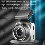 Hd Dual Lens Night Vision Driving Recorder - Hidden Design - Low Angle