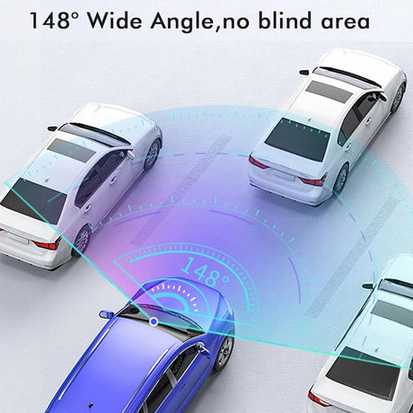 Large 9.66 Dual-Record Driving Recorder With 2K Touch Screen And Parking Video Reversing Image-1915197715638259717