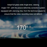 1080P Hd Multi-Language Driving Recorder With 3 Lenses - Front View