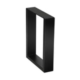 Oikiture Table Legs X2 Metal Rectangle DIY 40x30cm