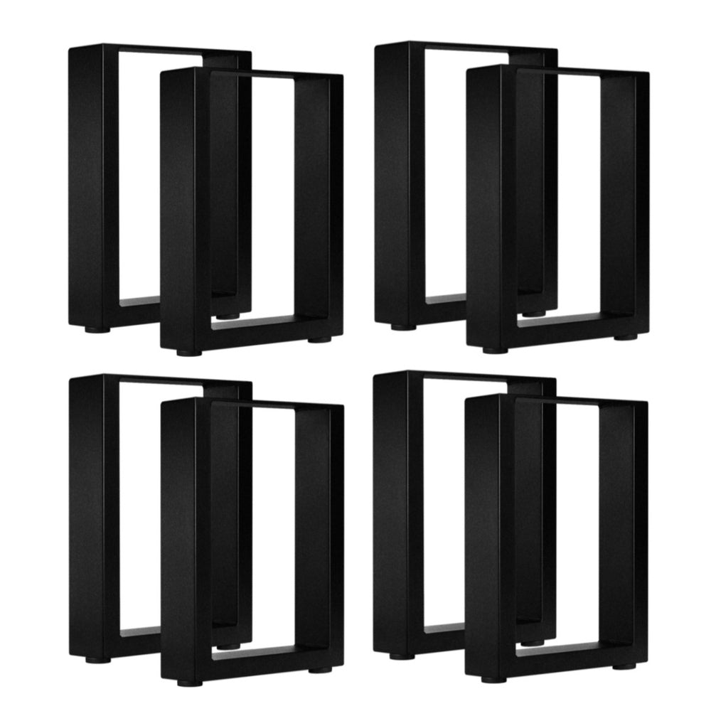 Oikiture 8X Coffee Dining Table Legs Steel Industrial 71x50CM
