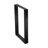 Oikiture 2X Table Legs Bench Box Steel Metal 71 X 50CM