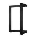 Oikiture 2X Table Legs Bench Steel Metal 71x71cm