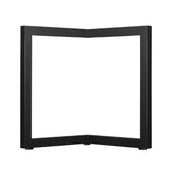 Oikiture 6X Coffee Dining Table Legs Steel Industrial 71x71CM - Rear View