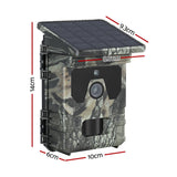Solar-Powered 4K Wildlife Trail Camera with 50MP Imaging - Side View