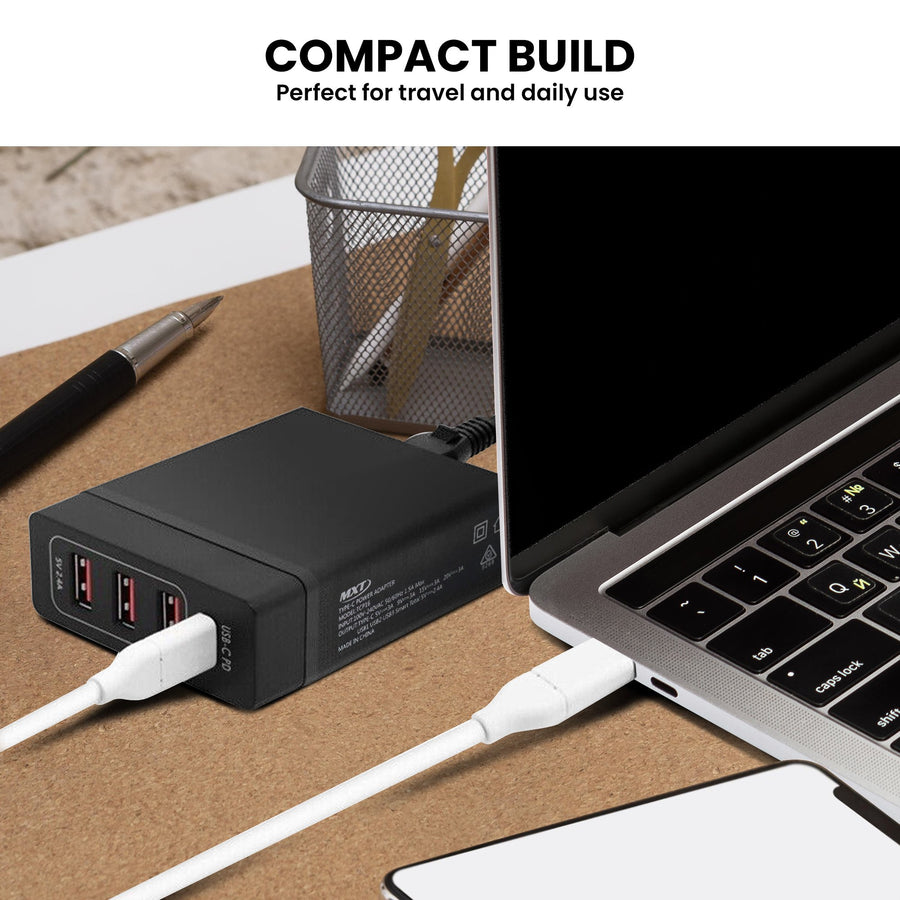 MXT 72W Multi USB Port Travel Charger Station