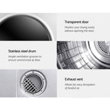 Devanti Tumble Dryer 5kg Fully Auto Black - Rear View
