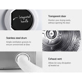 Devanti 7kg Vented Tumble Dryer - White - Rear View