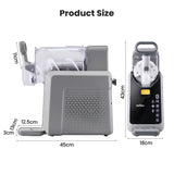 NORDA 2L Slushie Machine Frozen Drink Maker Slushy Ice Cream Maker No Ice Compressor Touchscreen for Home BBQ Party - Front View