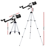 Portable 150X HD Astronomy Telescope with Tripod Optical Outdoor for Kids Adults - Front View