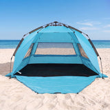 Weisshorn Beach Tent 3-4 Person Pop Up Sun Shade UPF 50 Automatic Outdoor Blue - Extra Image