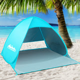 Weisshorn Pop Up Beach Tent Camping Hiking 3 Person Sun Shade Fishing Shelter - Close-Up Angle