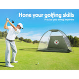 Everfit 3M Golf Practice Net Portable Training Aid Driving Target Tent Green - 45-Degree Angle