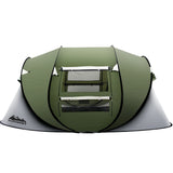 Weisshorn Instant Up Camping Tent 4-5 Person Pop up Tents Family Hiking Beach Dome - Side View