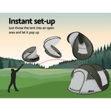 Weisshorn Instant Up Camping Tent 4-5 Person Pop up Tents Family Hiking Beach Dome