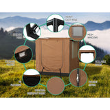 Weisshorn Camping Tent SUV Car Side Awning 2x2m Canopy Outdoor Portable 4WD - Rear View