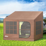 Weisshorn Camping Tent Car SUV Rear Side Canopy Portable Shelter Family Home 4WD - Close-Up Angle