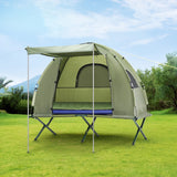 Weisshorn 5-in-1 Camping Tent Cot 1-person Air Mattress Camping Bed - Close-Up Angle