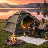 Weisshorn 2 Person Camping Tent Automatic Pop Up Water Repellent Shade Outdoor - Close-Up Angle