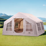 Weisshorn Camping Tent Inflatable Beach Tent 6 Person 360CM - Rear View