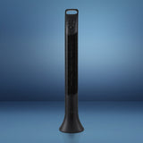 Devanti 91cm Oscillating Tower Fan with Remote Control - 3 Speed Modes - Close-Up Angle