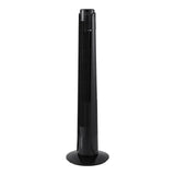 Devanti 93cm Remote-Controlled Oscillating Tower Fan with 3 Speed Settings - Side View
