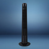 Devanti 93cm Remote-Controlled Oscillating Tower Fan with 3 Speed Settings - Close-Up Angle