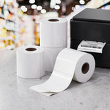 4 Rolls Direct Thermal Labels Paper Printer Paper Barcode?Shipping Stickers