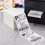 1000 Sheets Direct Thermal Labels Adhesive Printer Paper Barcode Shipping Sticker - 45-Degree Angle