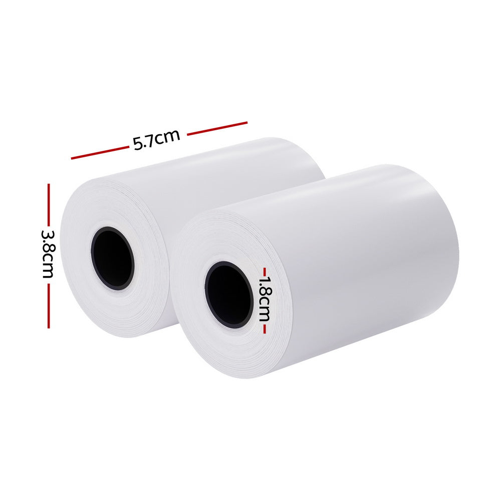 Premium 200-Pack Thermal Receipt Printer Paper Rolls for POS Systems