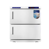 Devanti 32L Towel Warmer UV Sterilizer Heater Cabinet Beauty SPA Salon White - Side View