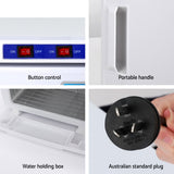 Devanti 32L Towel Warmer UV Sterilizer Heater Cabinet Beauty SPA Salon White - Rear View