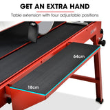 BAUMR-AG 1500W Electric Tile Saw Cutter with 300mm (12') Blade, 920mm Cutting Length, Side Extension Table