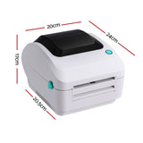 High-Speed Thermal Label Printer for Shipping and Barcodes - USB Compatible - Front View
