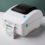 High-Speed Thermal Label Printer for Shipping and Barcodes - USB Compatible - Close-Up Angle