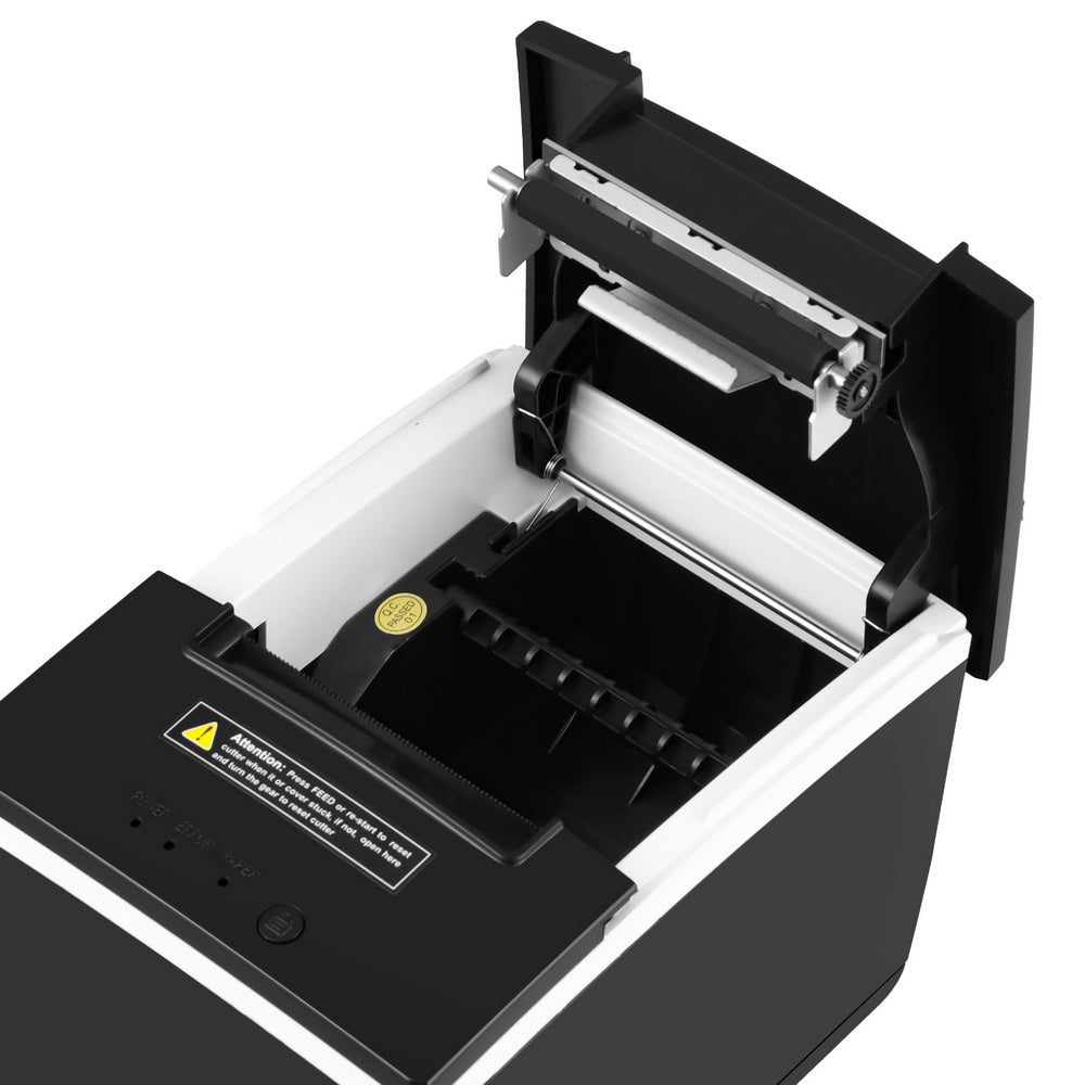 High-Speed Thermal Receipt Printer with Auto Cutter and Label Making Capabilities