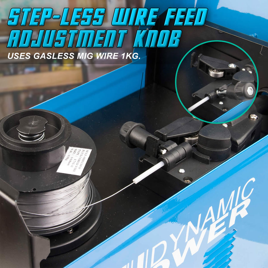 MIG Gasless Welder 130Amp + WIRE