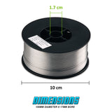 2X 0.8mm Gasless MIG Welding Wire - Top-Down View