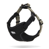 True Love Urban Dog Harness - Khaki, S - Front View