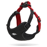 True Love Urban Dog Harness - Red, M - Front View