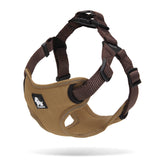 True Love Urban Dog Harness - Brown, S - Front View