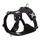 True Love Lightweight Dog Harness - Black, L - Rear View